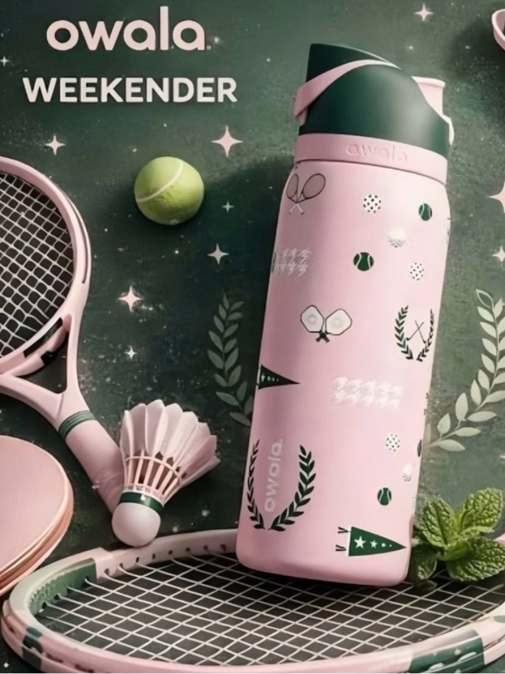 Owala FreeSip 32oz Insulated Stainless Steel Water Bottle, The Weekender, NWT - Picture 5 of 10